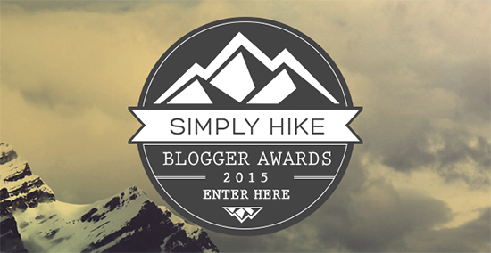 Simply Hike Blogger Awards 2015